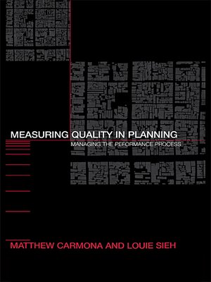 cover image of Measuring Quality in Planning